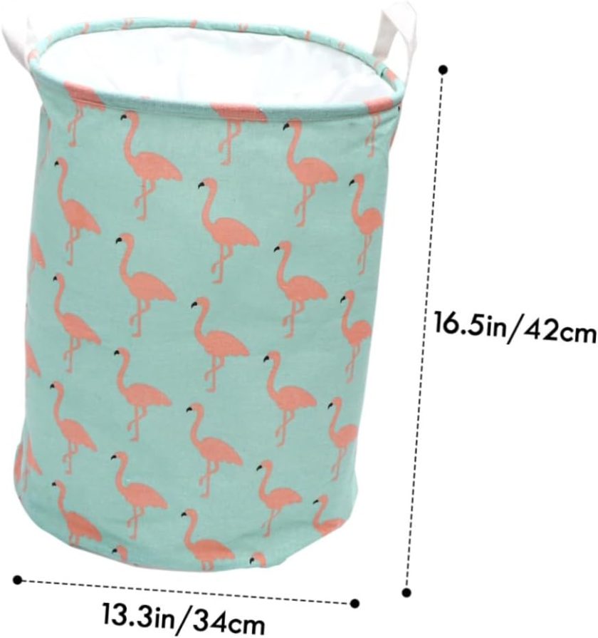 2Pcs Foldable Laundry Basket for Dirty Clothes Space Saving Storage Organizer Includes Star Pattern for Home Organization - Image 2