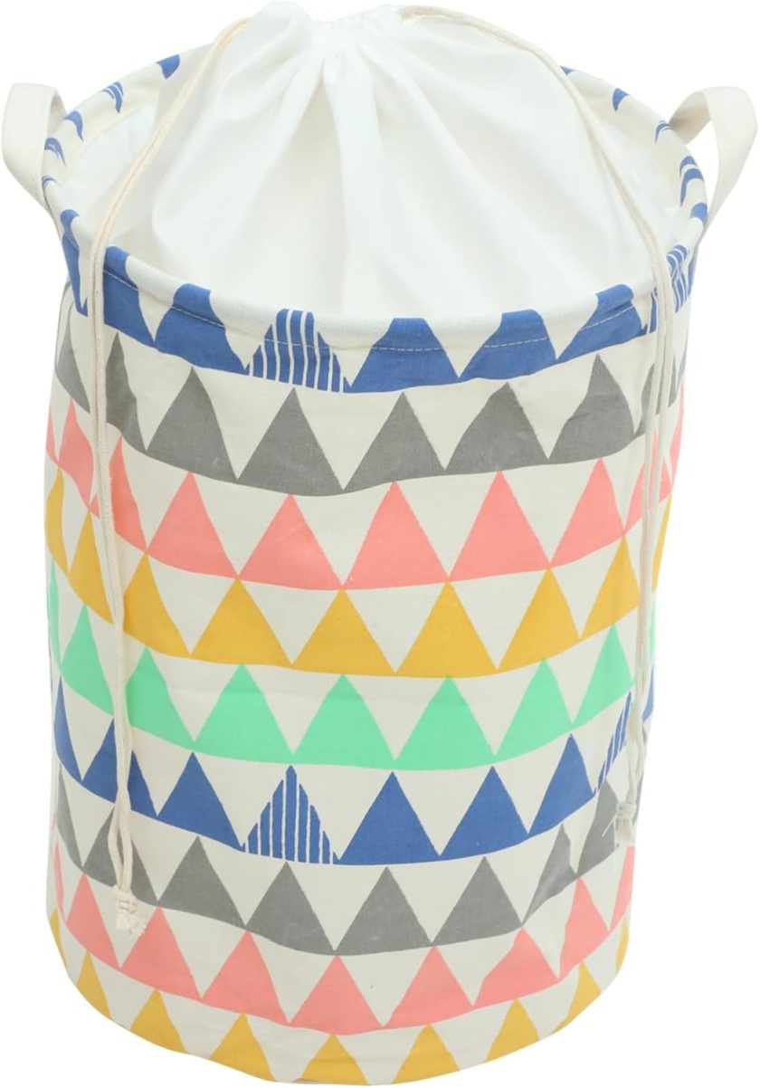 Cartoon Laundry Hamper for Foldable Cloth Bin for Clothes and Storage Laundry Basket for College Dorm and Nursery Organization