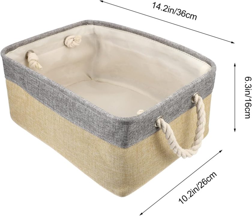 Foldable Storage Basket for Laundry and Sundries and Versatile Cloth Organizer for Home Use Stylish Storage - Image 2