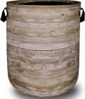 Wood Grain Laundry Basket Foldable With Handles Tree Stump Texture Tote Bag Oxford Cloth Colorful Laundry Hamper Clothes Toy Storage Bucket For Bathroom/Laundry/Bedroom 18.9" x 16.5 "